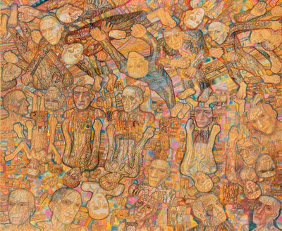 Crowd Composition by Pawel Nikolajewitsch Filonow